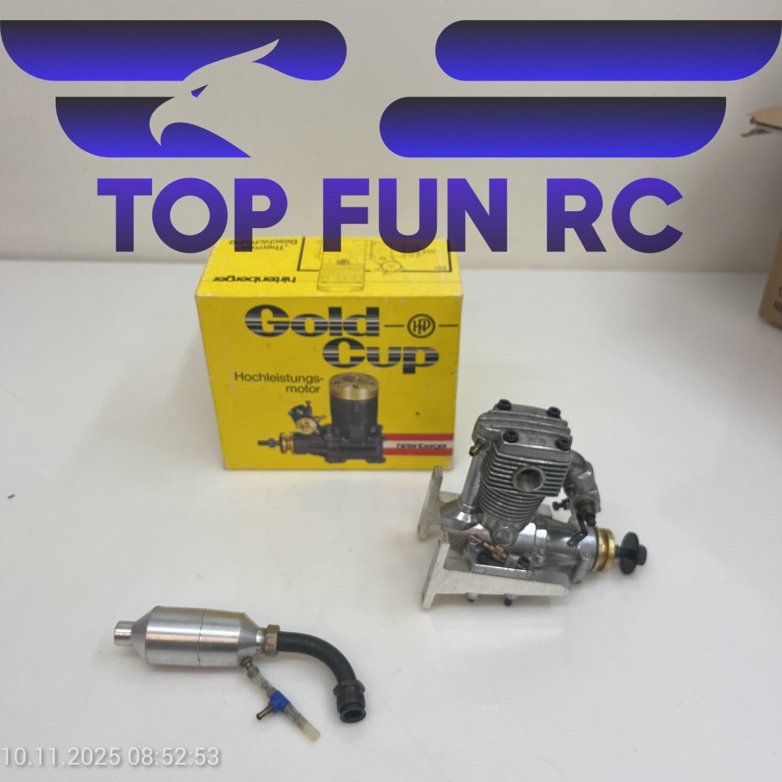 HIRTENBERGER GOLD CUP HP 21 VT 4-STROKE ROTARY VALVE AIRPLANE ENGINE