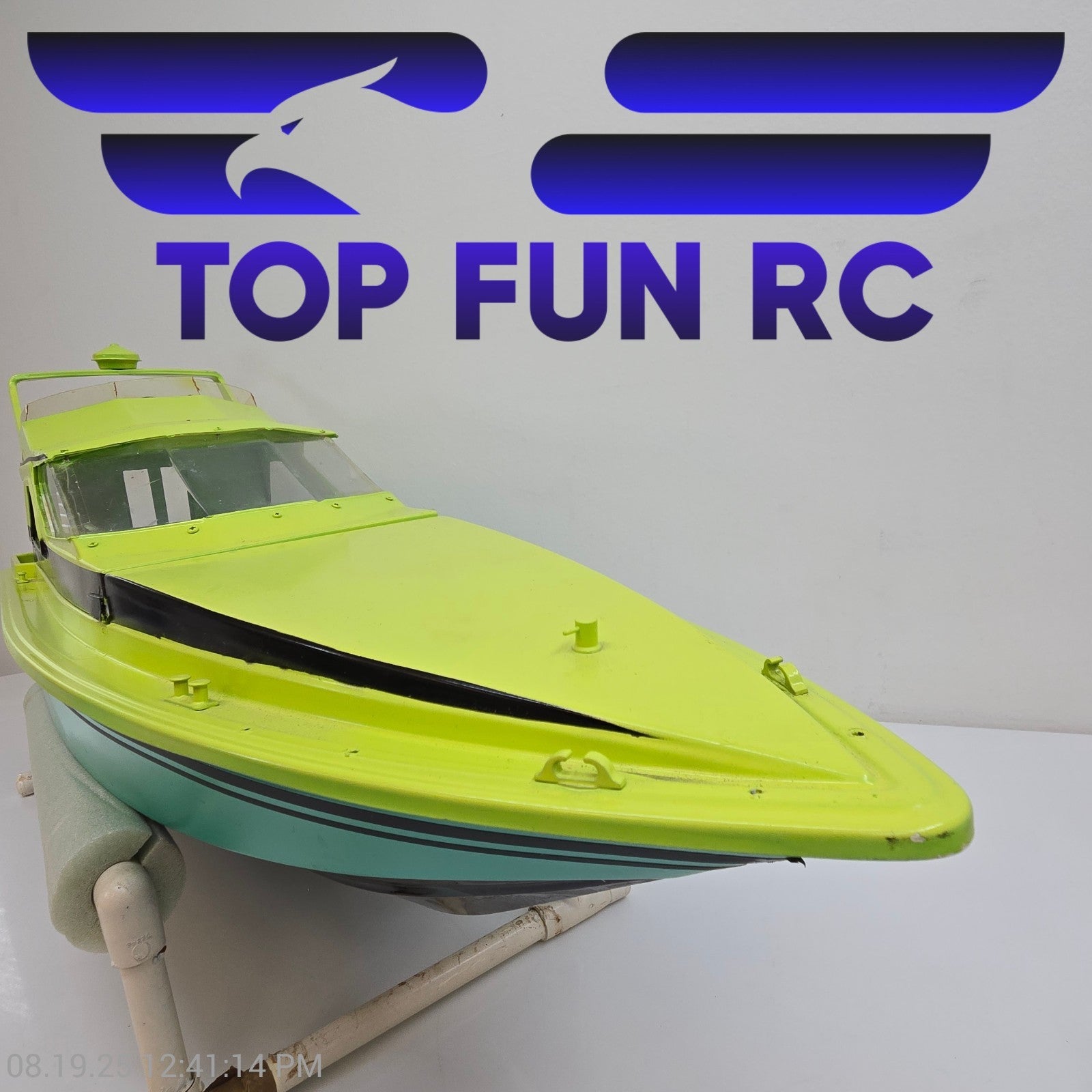 Custom RC Boat 1/30 Scale w/ Electronics & Motors