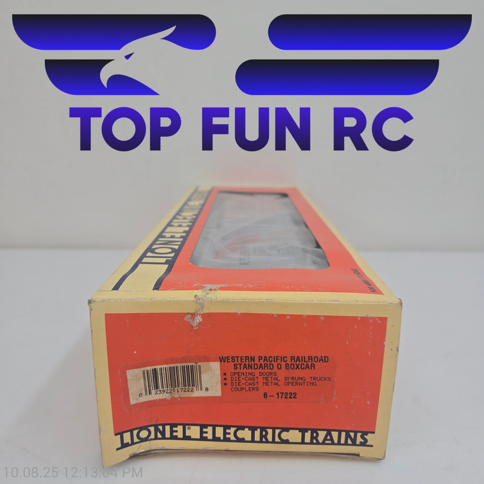 Lionel O-Gauge 6-17222 Western Pacific Railroad Standard Boxcar