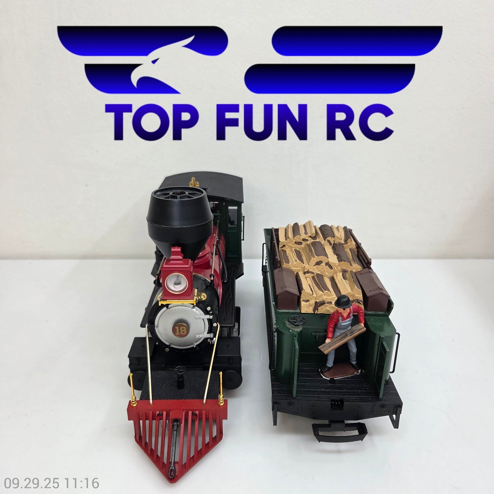 LGB 2018D G Gauge DSP & PRR Mogul Steam engine w/Tender, Sound Wired For Battery