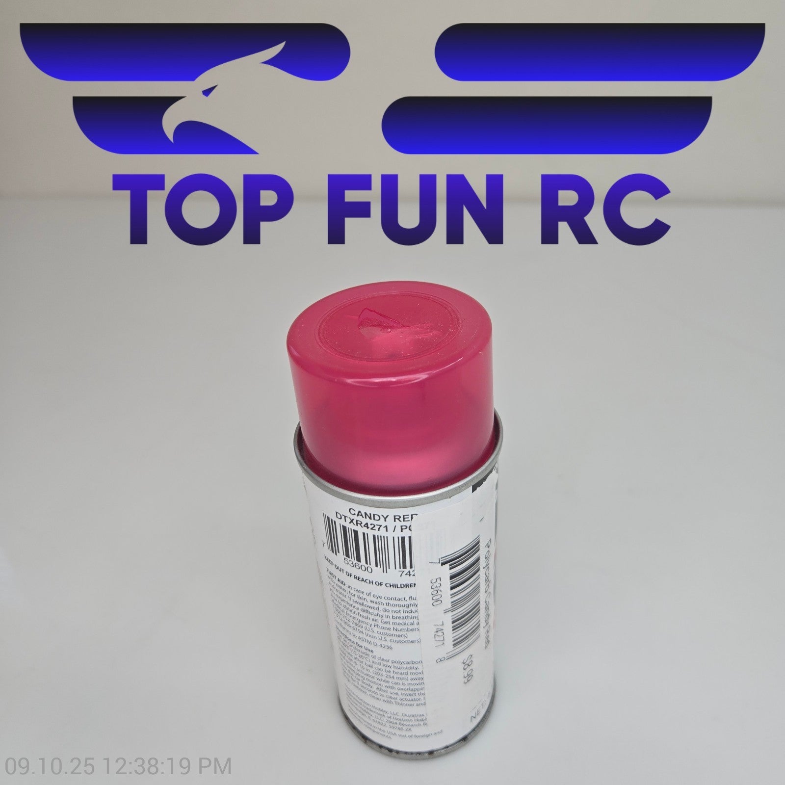 Duratrax Polycarb Spray Candy Red 4.5 oz DTXR4271