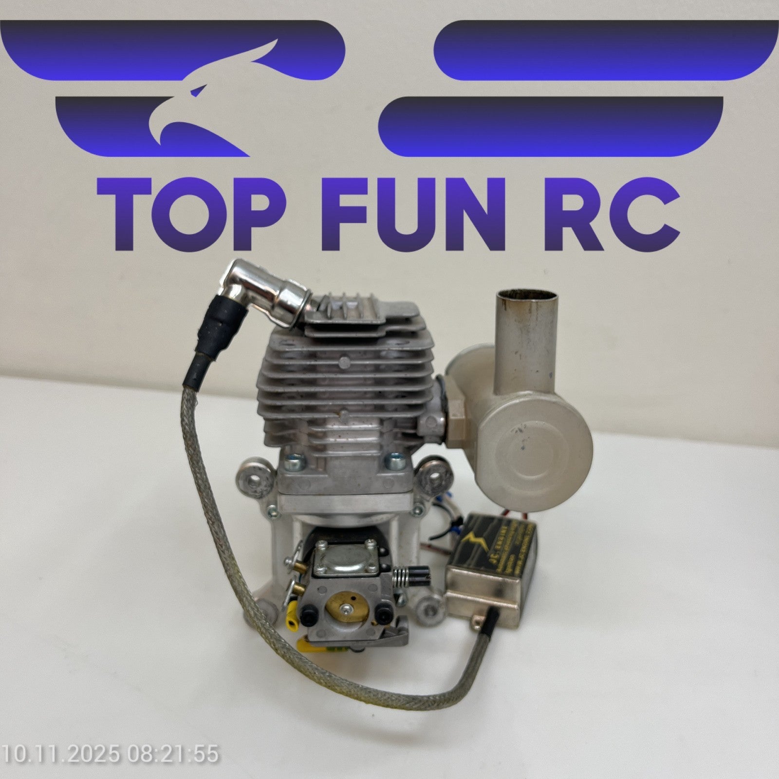 JC 60cc GAS 2-STROKE ENGINE W/ ELECTRONIC IGINITION & MUFFLER FOR RC AIRPLANES