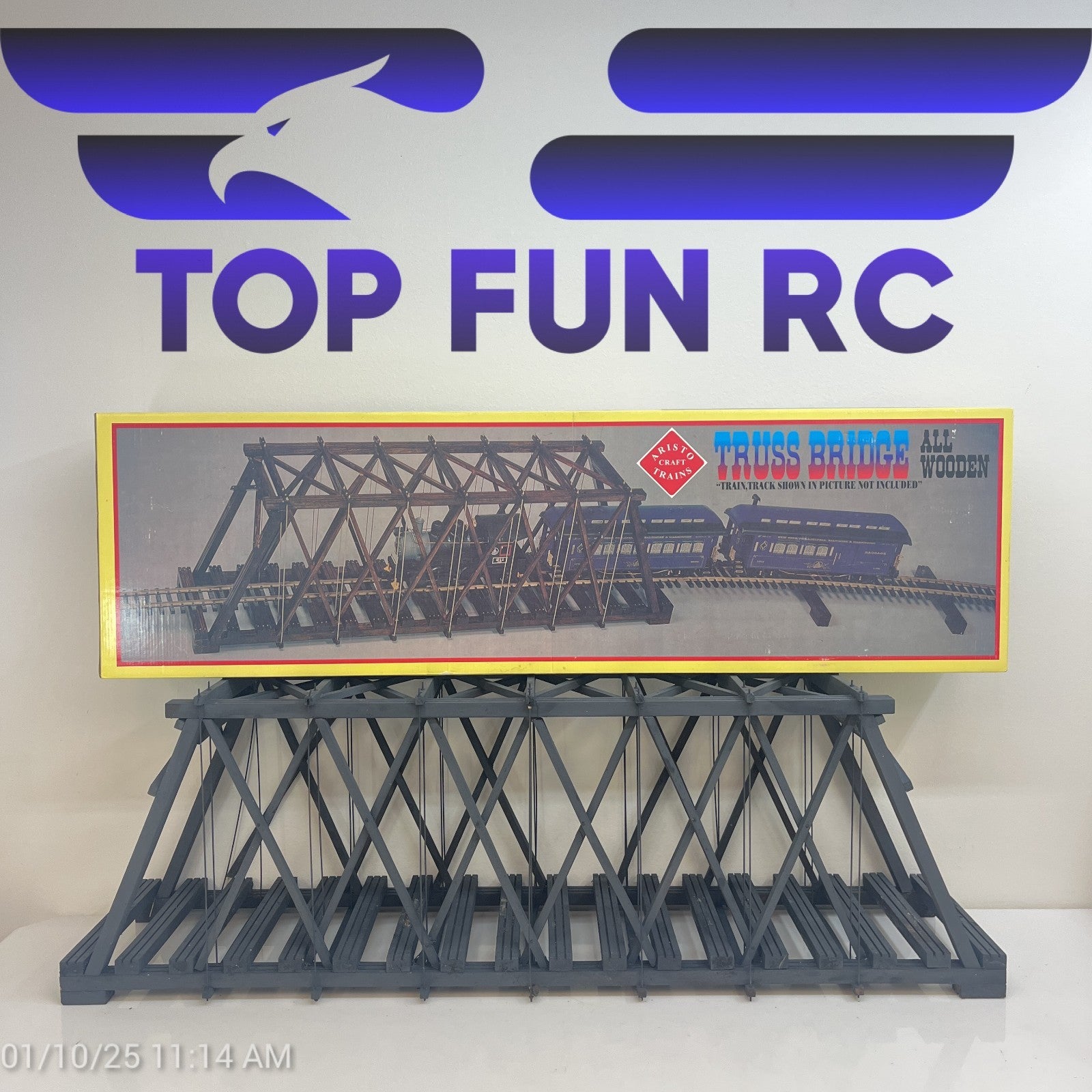 Aristocraft #7102 All Wood Truss Bridge 1/24 Scale