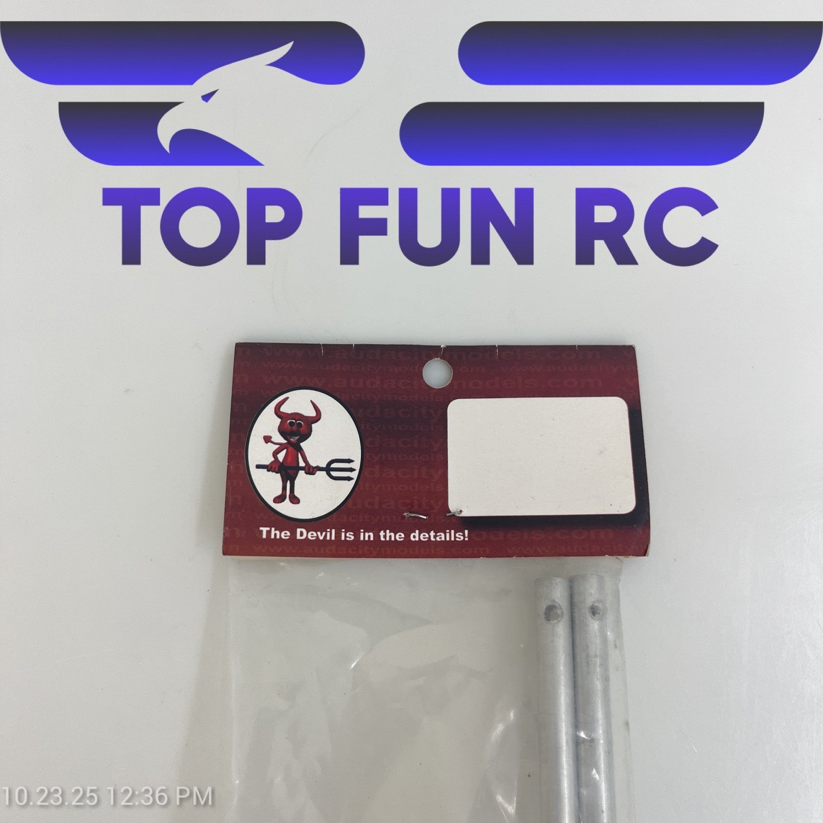 Audacity Models Tail Boom Support Rods For Panter Helicopter