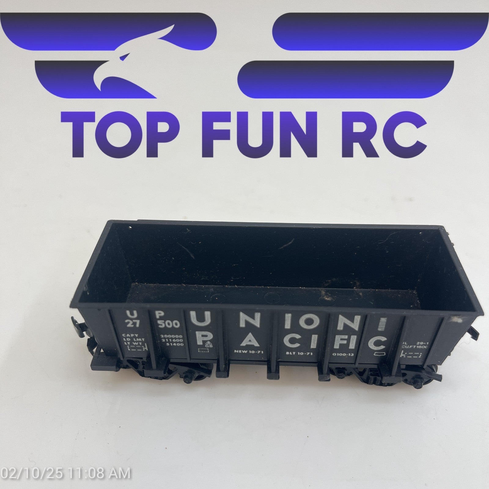 Athearn HO-Gauge 3806 UP Union Pacific Livery Coal Car