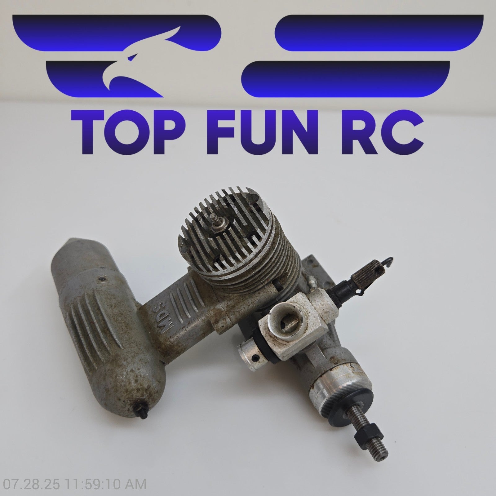 MDS 40 Nitro RC Airplane Engine w/ Muffler Vintage