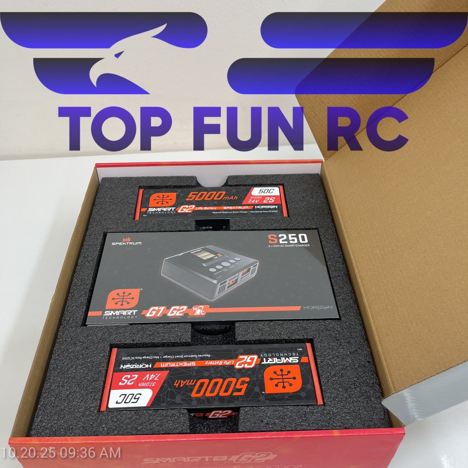 Spektrum Smart Technology Powerstage G2 Battery & Charger Bundle 4S