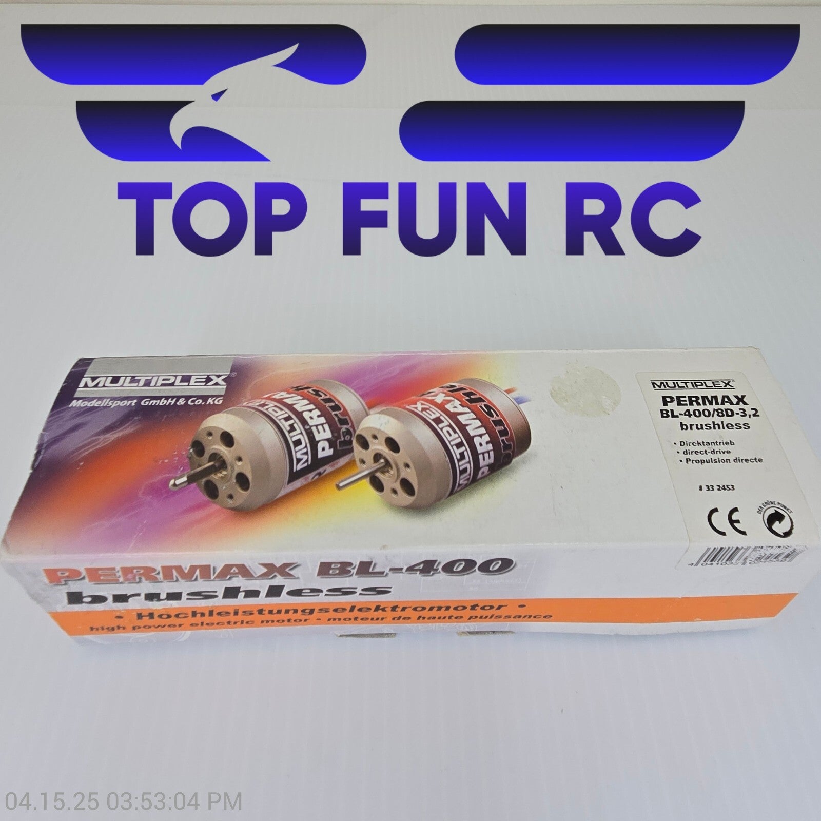 Permax BL-400 Brushless, Direct-Drive, Propulsion Direct