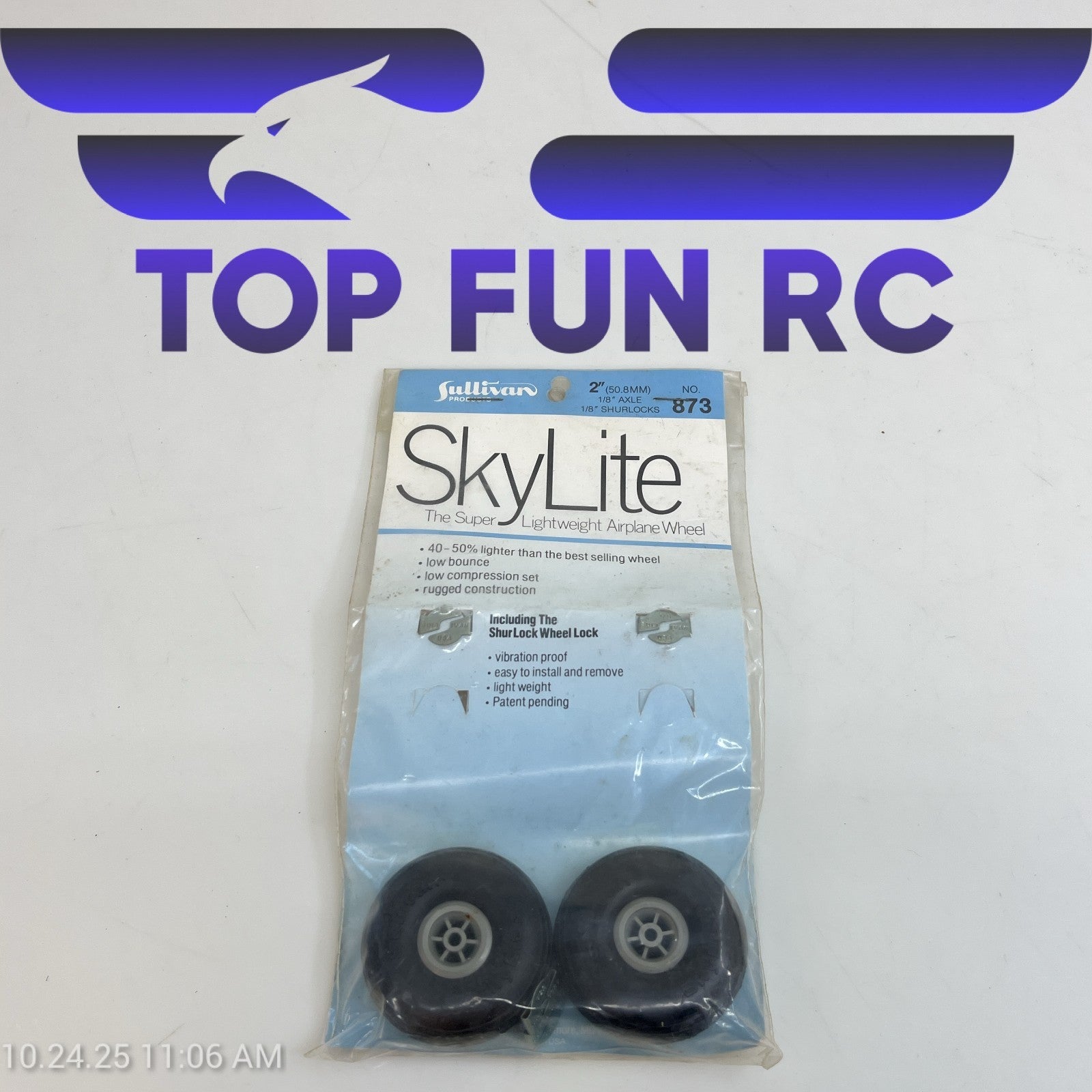 Sullivan 873 SkyLite 2" 1/8 Axle Shurlocks Wheels Universal