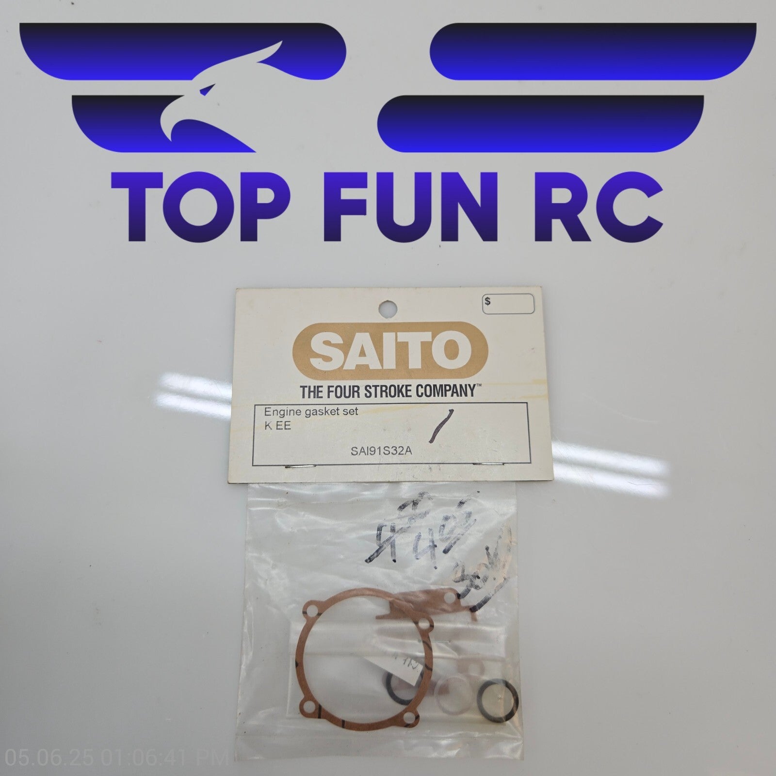 Saito RC SAI91S32A Engine Gasket Set-K, EE