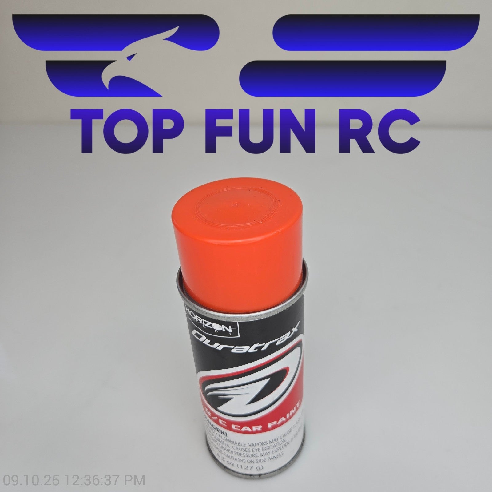 Duratrax PC256 Polycarb Spray Competition Orange 4.5 oz