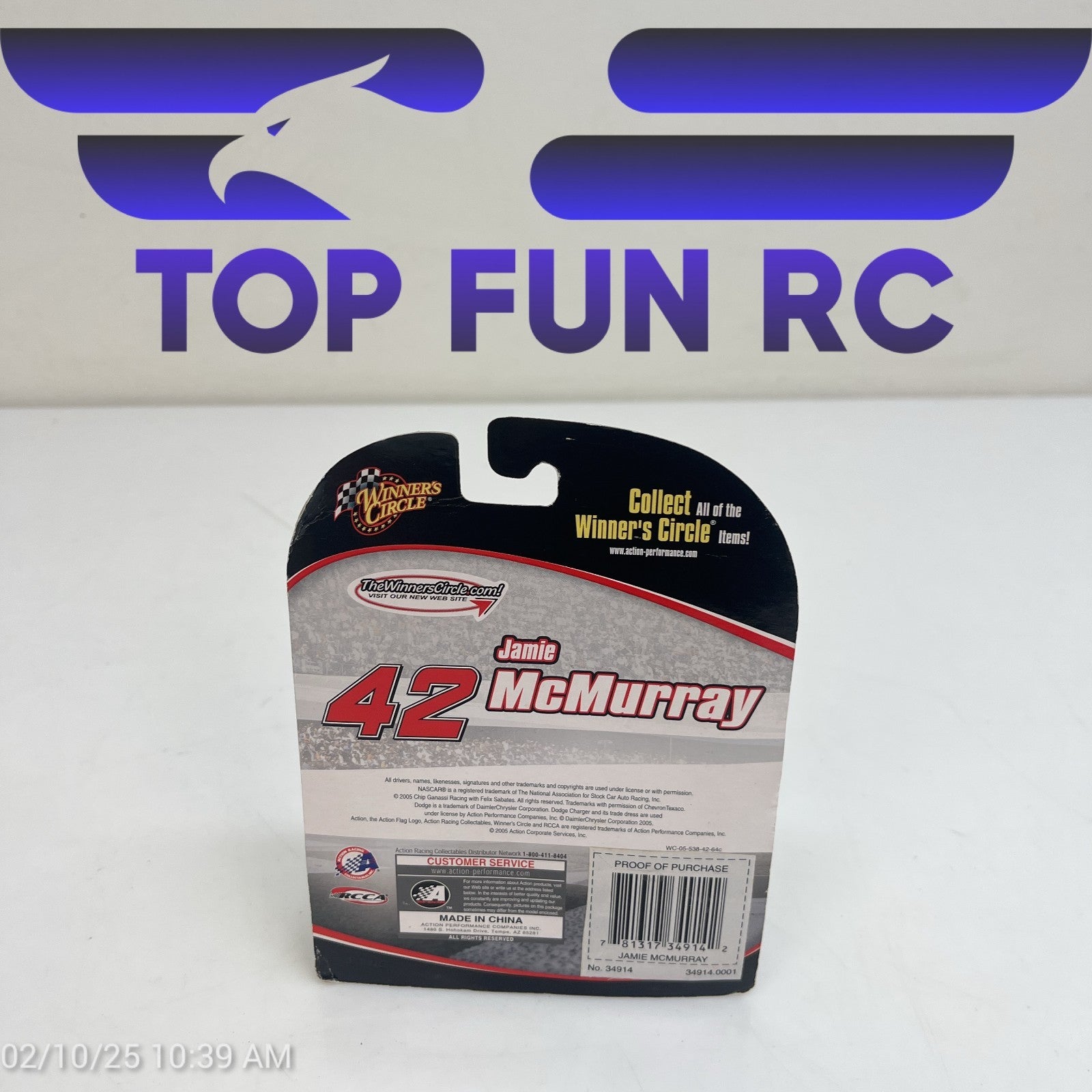 Winners Circle Jamie McMurray Texaco Havoline #42 Diecast