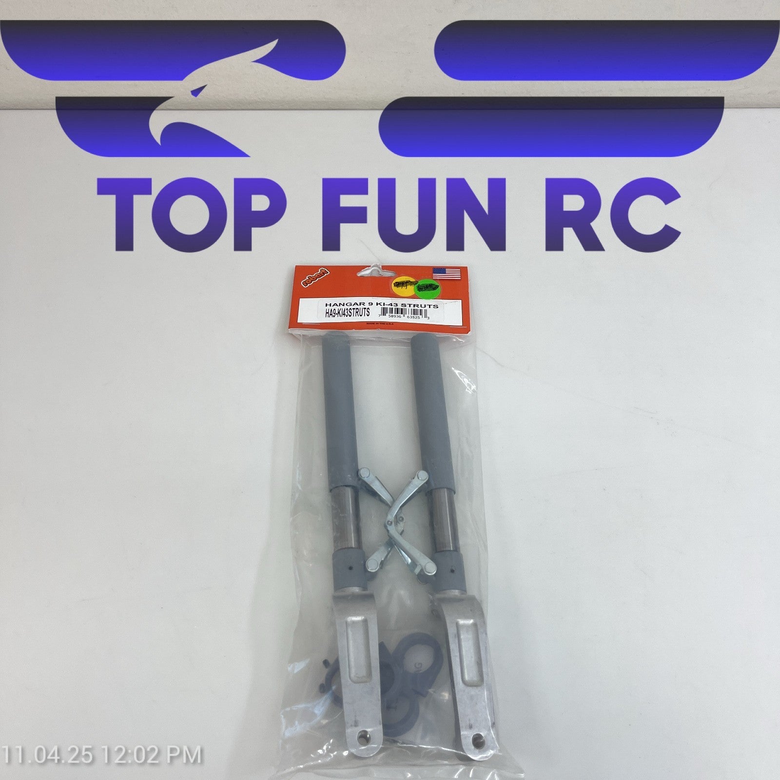 ROBART HA9-KI43STRUTS HANGAR 9 FOR KI-43 STRUTS 1/5 SCALE AIRPLANE