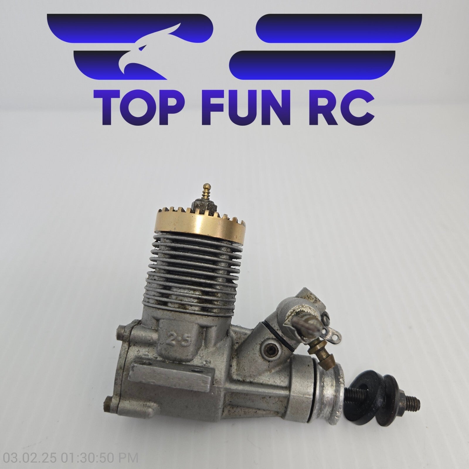 Aussie made TAIPAN Gold Head 2.5CC (.15 cu in) with Rotary Carb-65