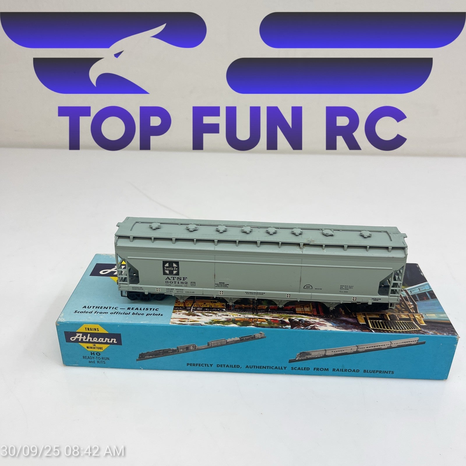 Athearn HO-Gauge 1915 ATSF ACF Center Flow Hopper