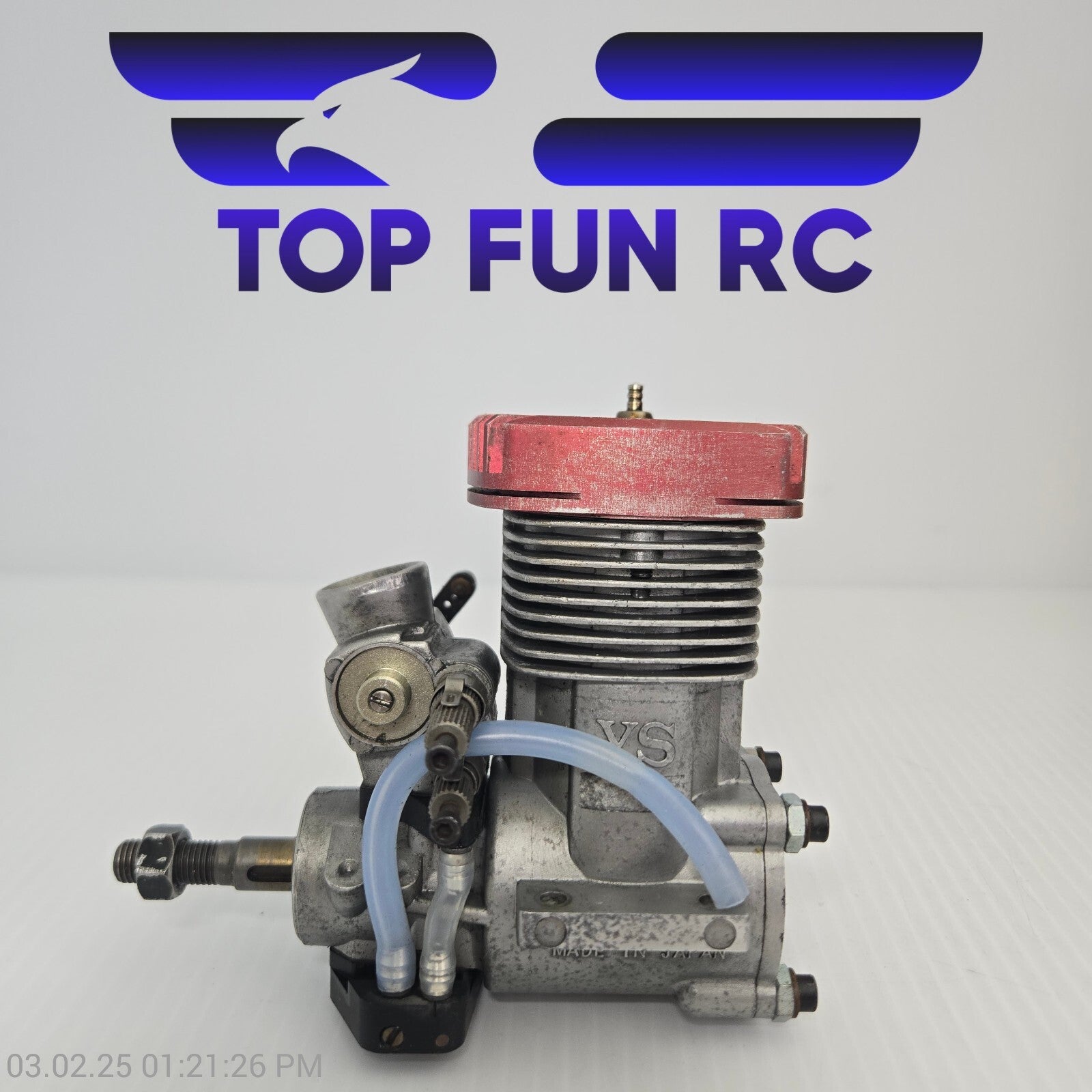 YS 91SR Helicopter Engine Made in Japan w/ Side Muffler