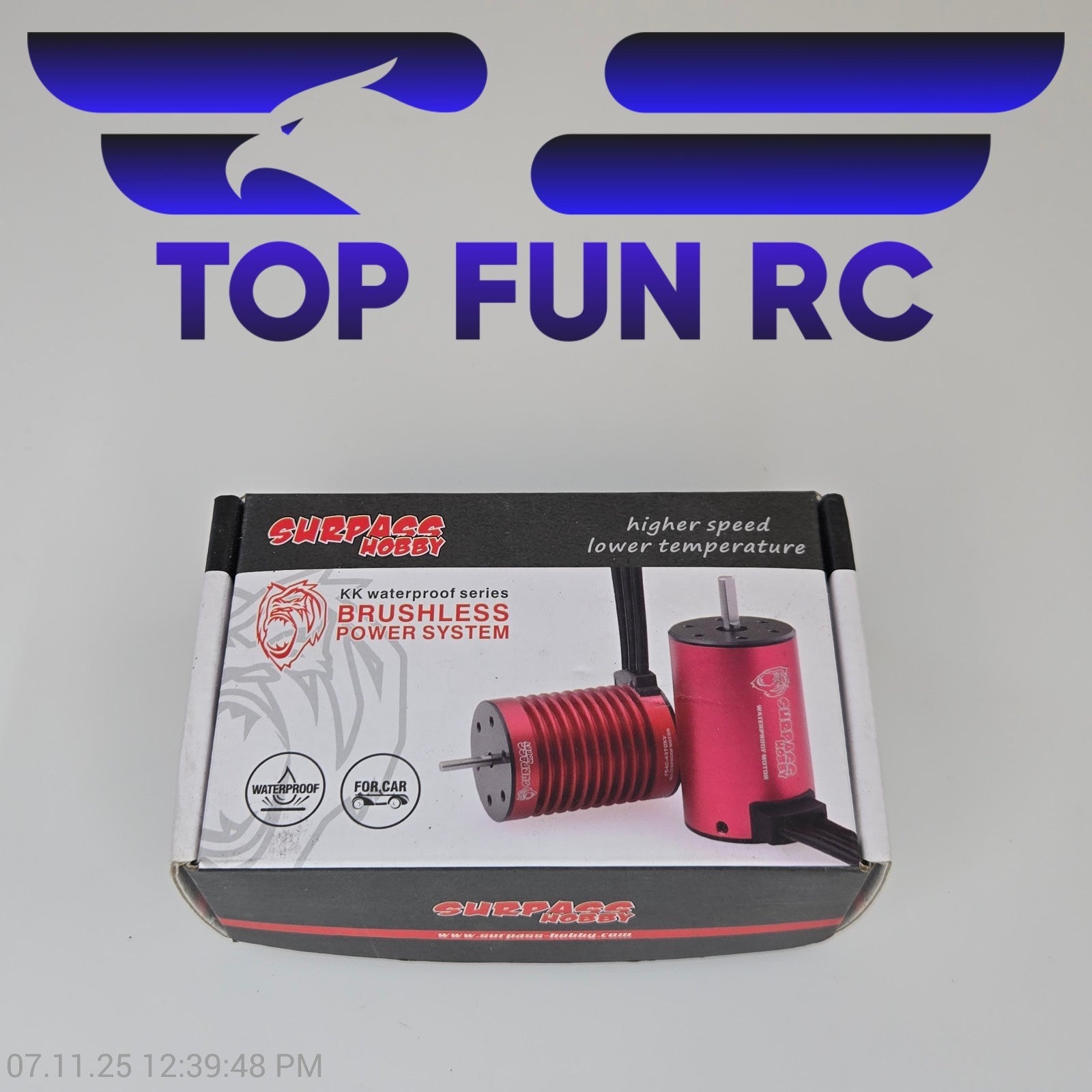 Surpass Hobby 3650 Sensorless Motor 9000Kv Waterproof