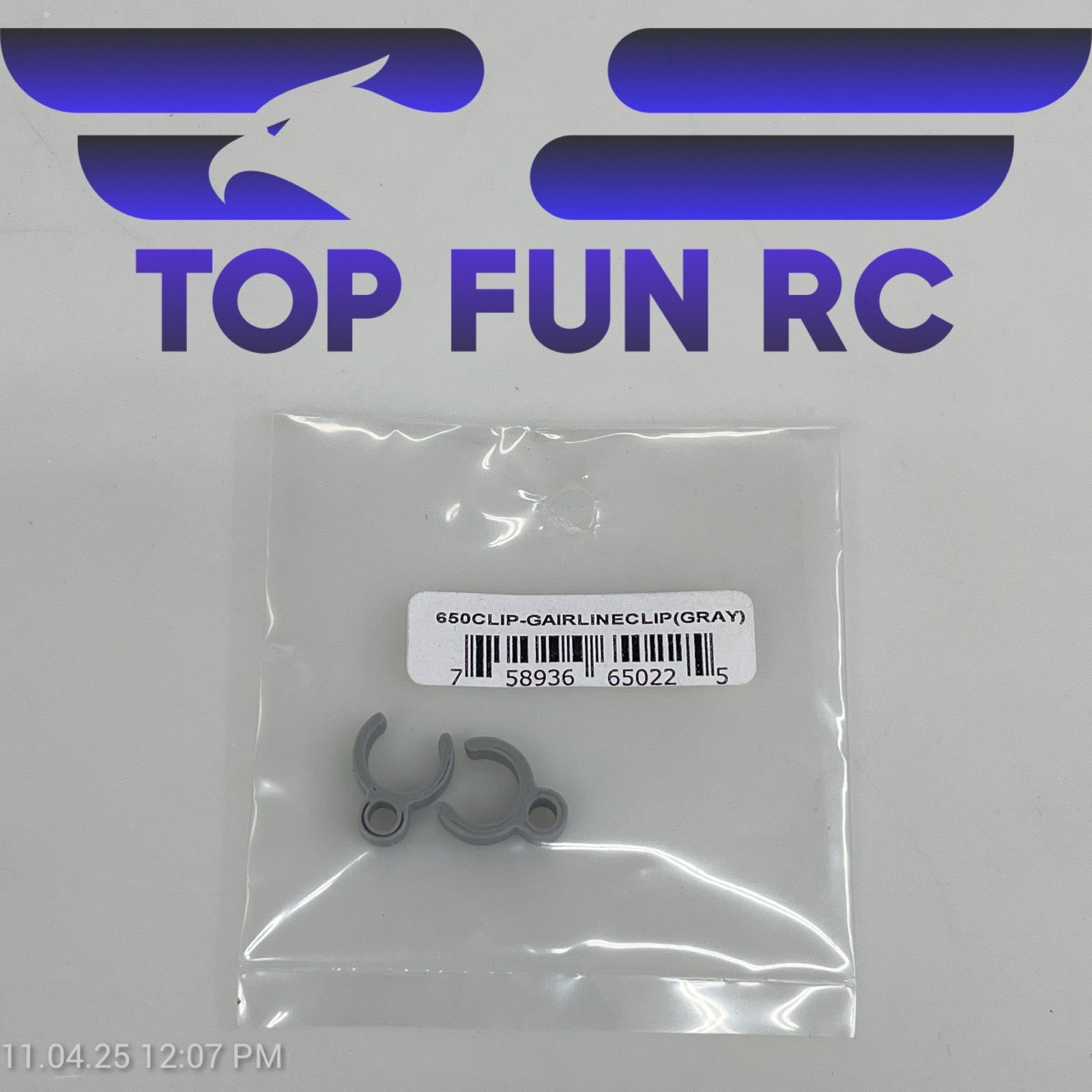 ROBART 650CLIP-G UNIVERSAL AIRLINE CLIPS FOR 60 SIZE & UP RC AIRPLANES