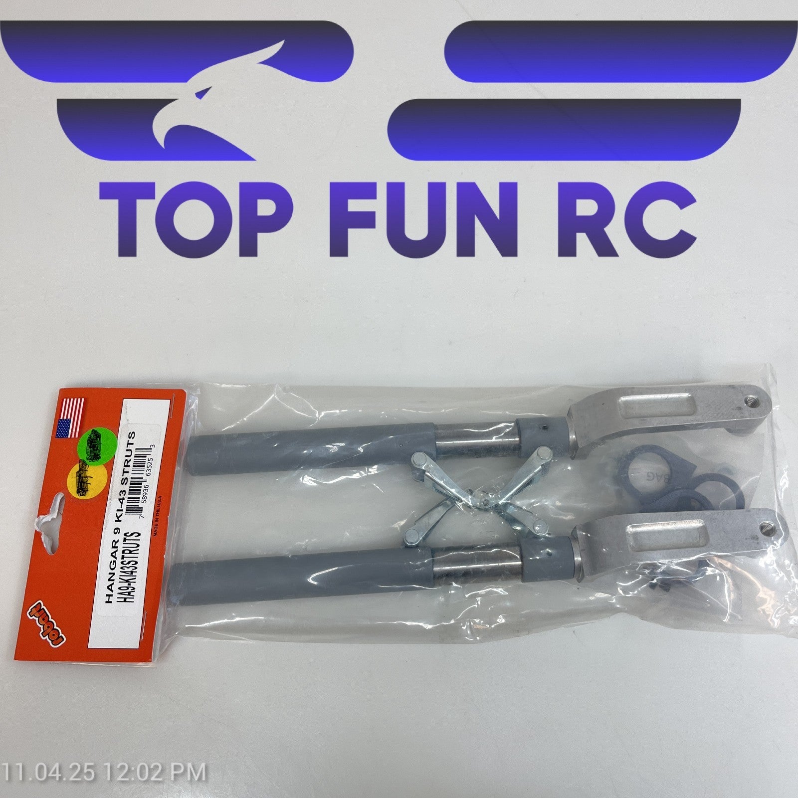 ROBART HA9-KI43STRUTS HANGAR 9 FOR KI-43 STRUTS 1/5 SCALE AIRPLANE