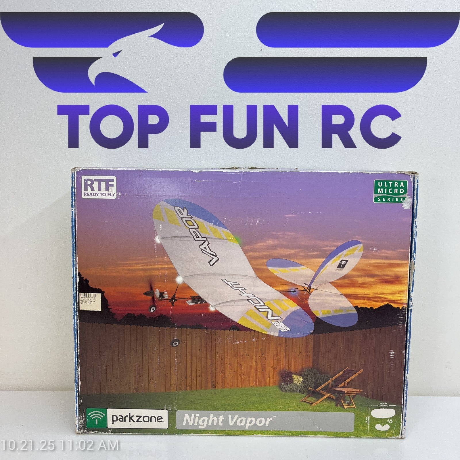 Parkzone Night Vapor Ultra Micro Series Missing Landing Gear/Transmitter