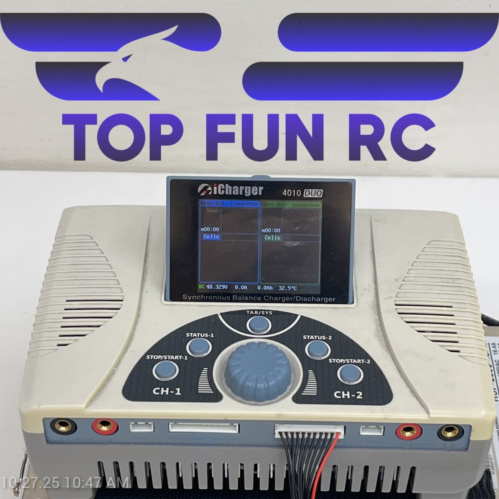 Icharger 4010Duo By Progressive RC w/ Mean Well RSP-2000-48 Power Supply