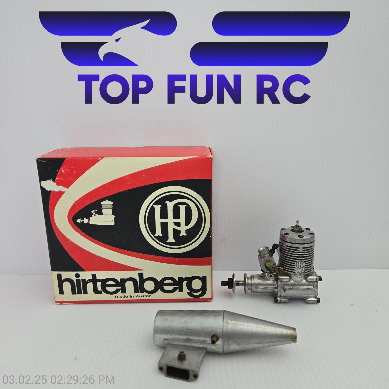 Hirtenberger HP 40F-RC Vintage 2-stroke Glow Engine