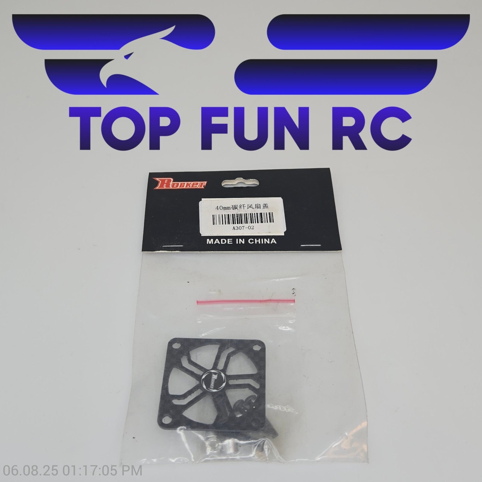 Rocket 40mm 16000RPM Metal Cooling Fan for 1/8 1/10 RC Brushless Motor Car