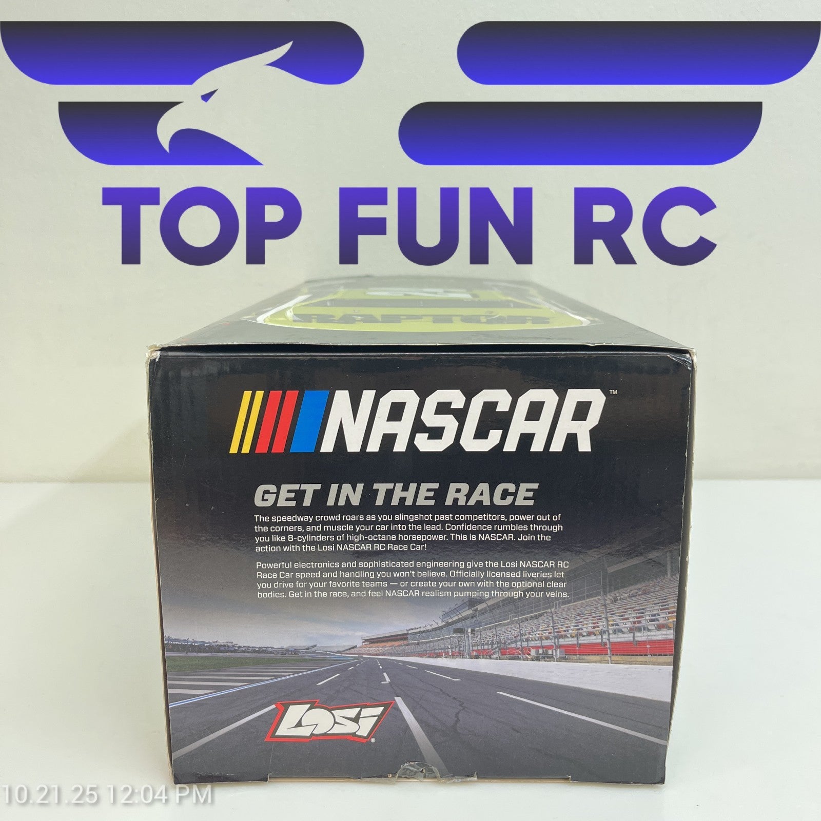 Losi RC Nascar 1/12 Scale #24 William Byron Raptor 2025 Chevrolet ZL1 RTR