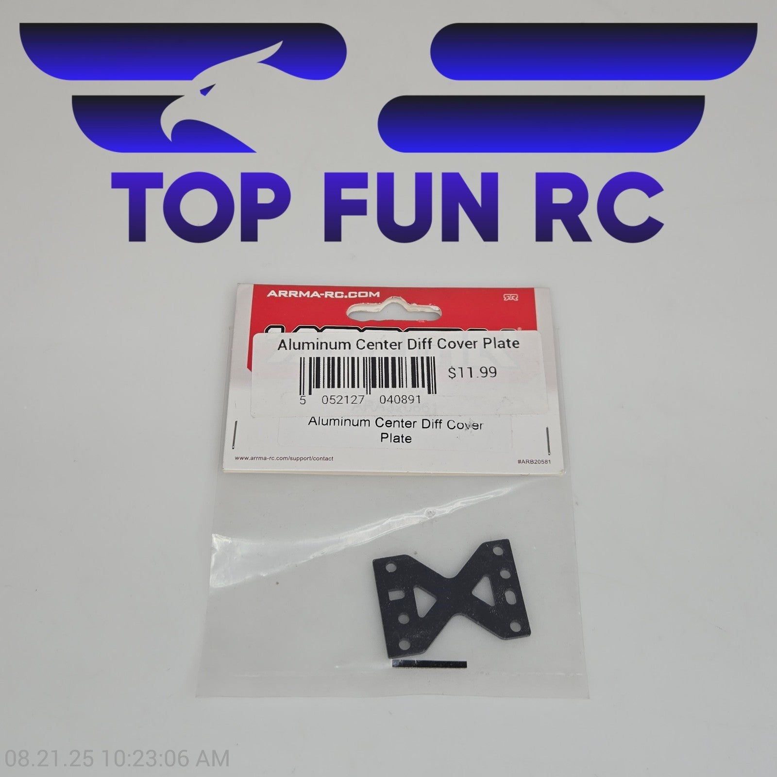 Arrma Aluminum Center Differential Cover Plate