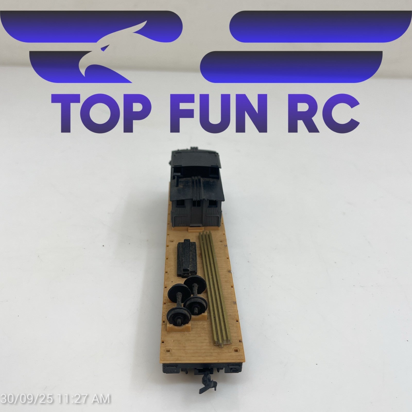 Tyco HO-Gauge Santa Fe 932 Freight Train Work Maintenance Car