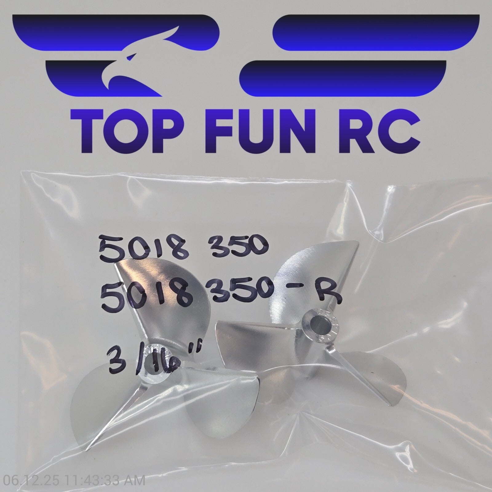 OSE Boat Parts 5018 350 & 5018 350-R, 3/16"