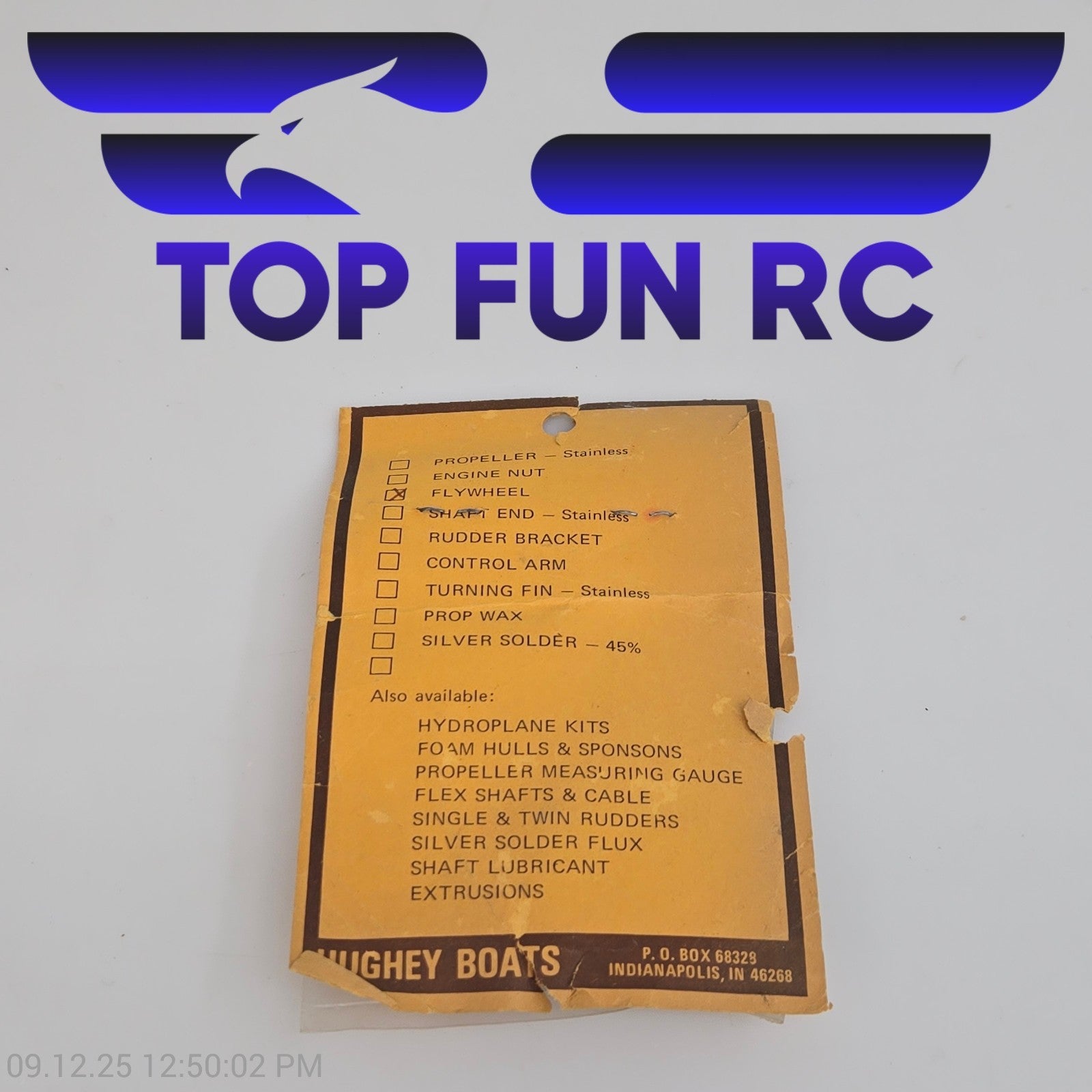 Hughey Boats B1971 Stainless Shaft End