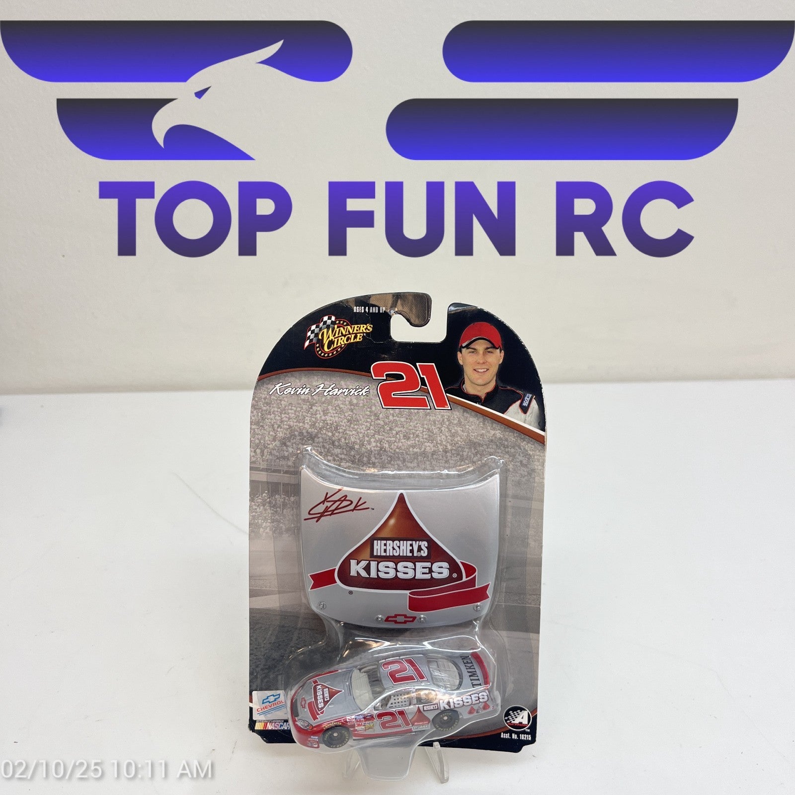 Winners Circle Kevin Harvick #21 Hershey's Kisses Diecast