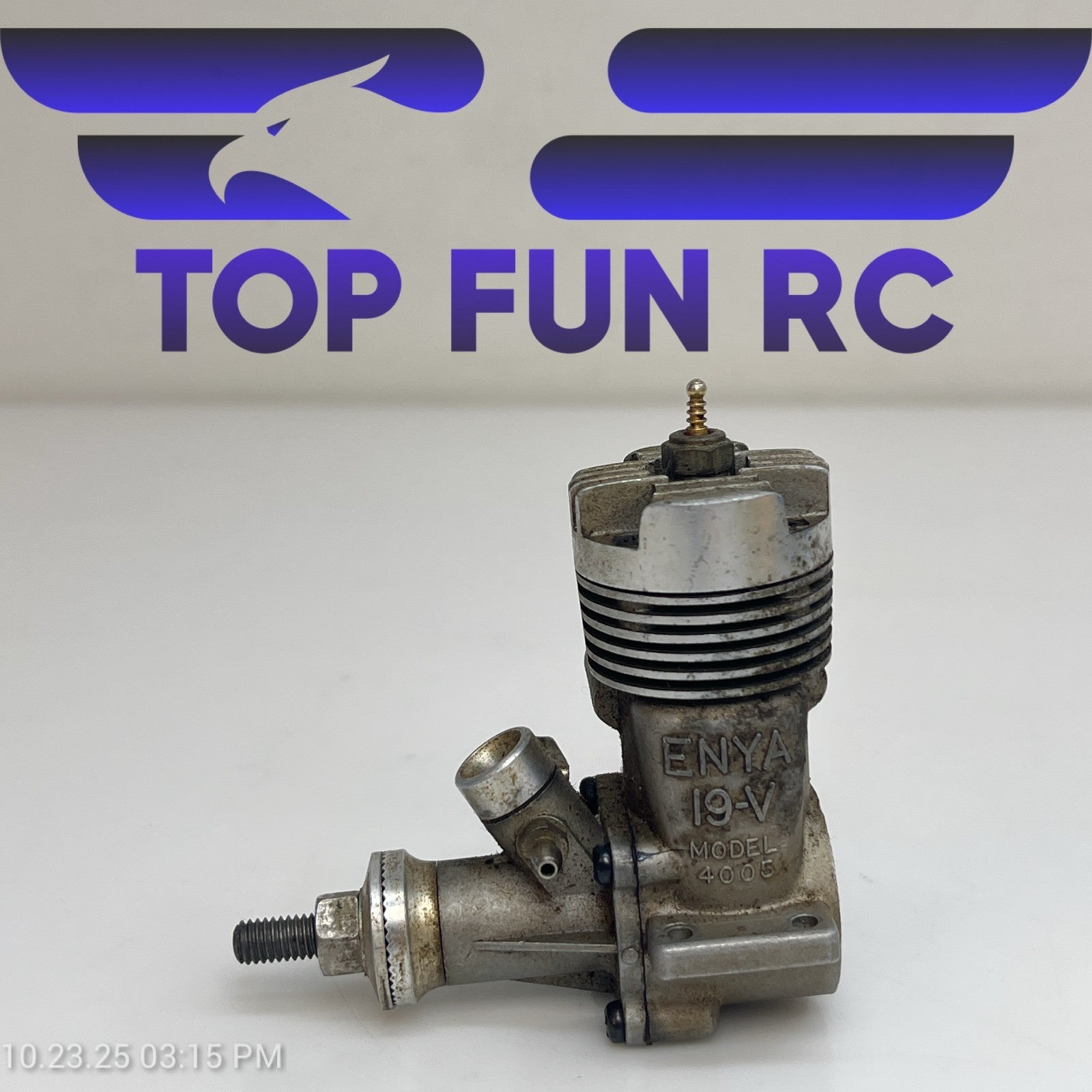 Enya Model 4005 19-V 2-Stroke Nitro Airplane Engine FOR PARTS!