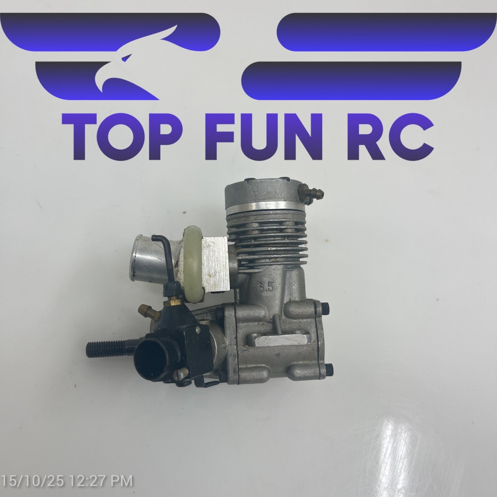 K&B 3.5cc Marine Nitro Engine 2-Stroke For Medium Size RC Boats locked need heat