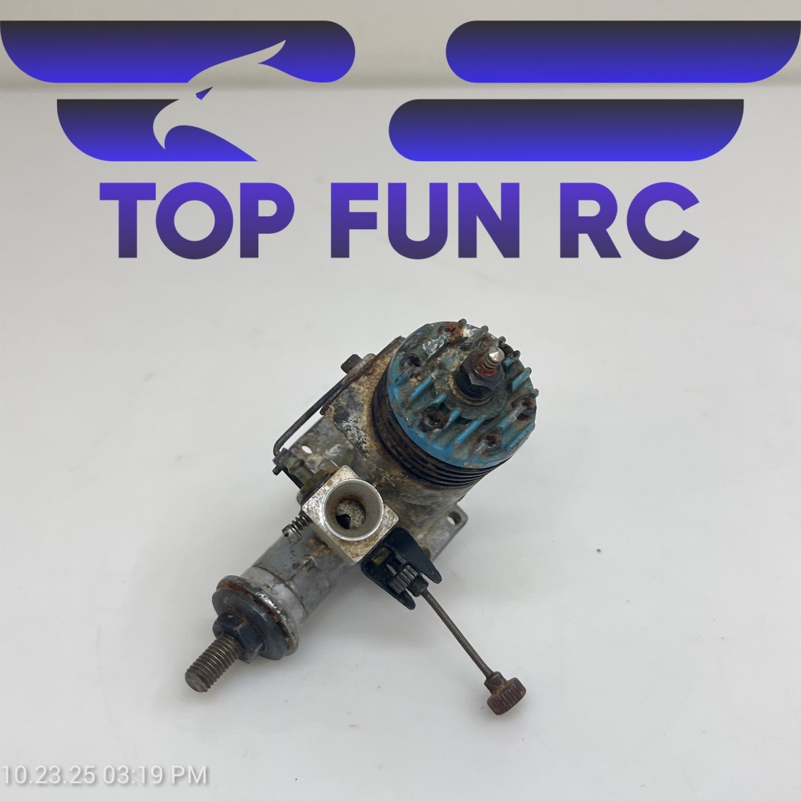 McCoy 19 Blue Head 2-Stroke Nitro Airplane Engine FOR PARTS!