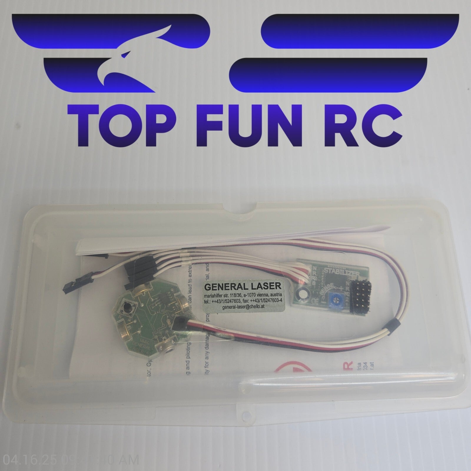 General Laser RC Helicopter Self Leveling Flight Stabilizer 'Extremely Rare'!