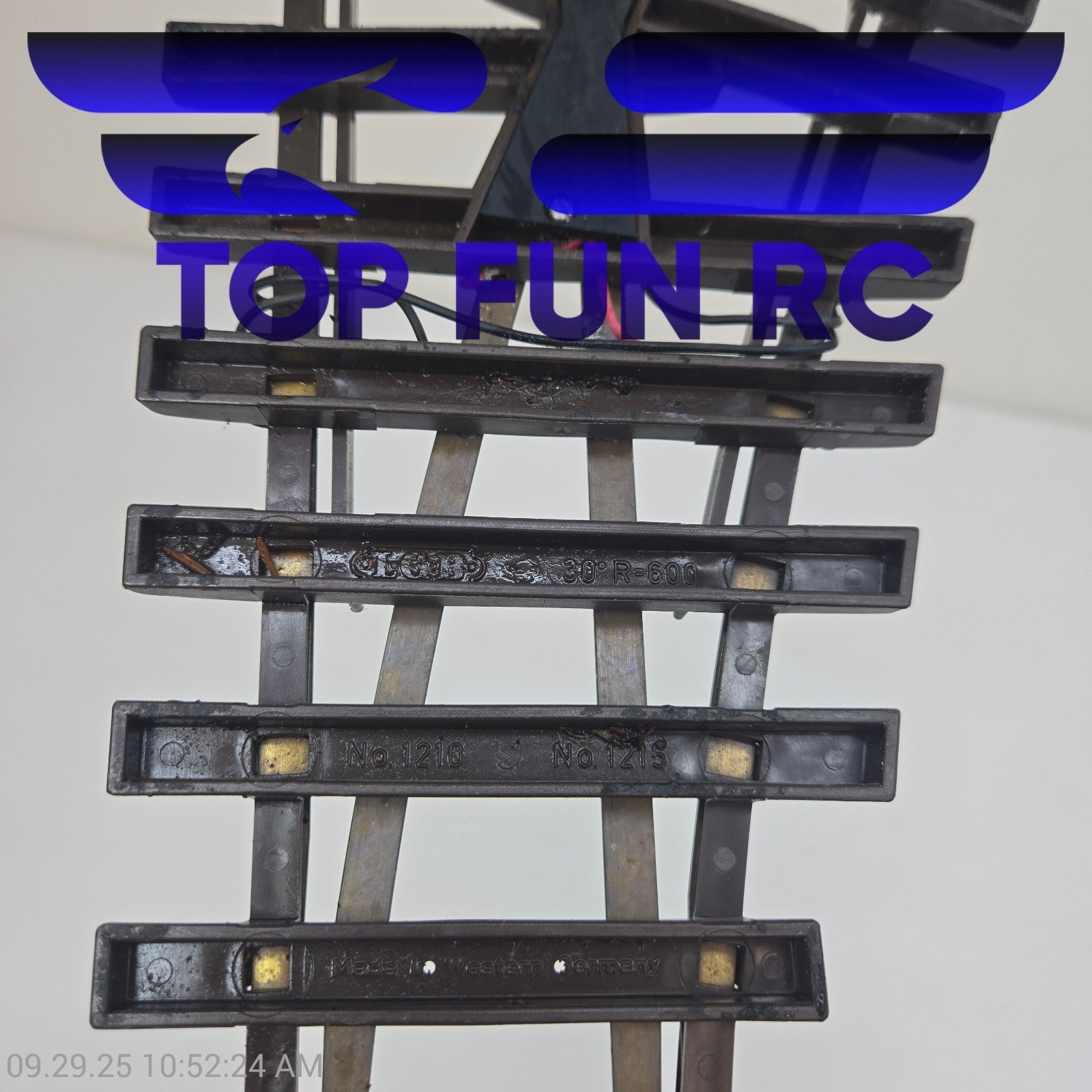 LGB 1215 30 Degree G Scale Left Turn Electric Switch Track (1 Pc) West Germany