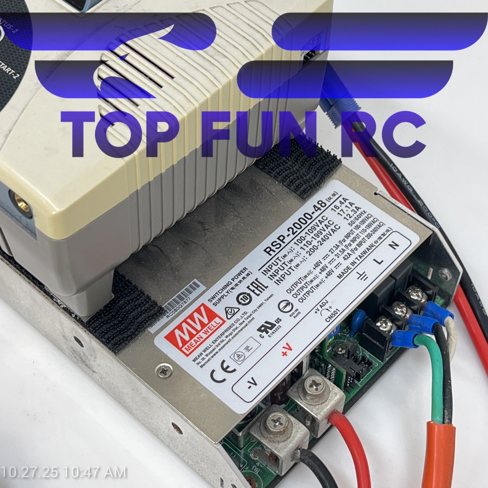 Icharger 4010Duo By Progressive RC w/ Mean Well RSP-2000-48 Power Supply