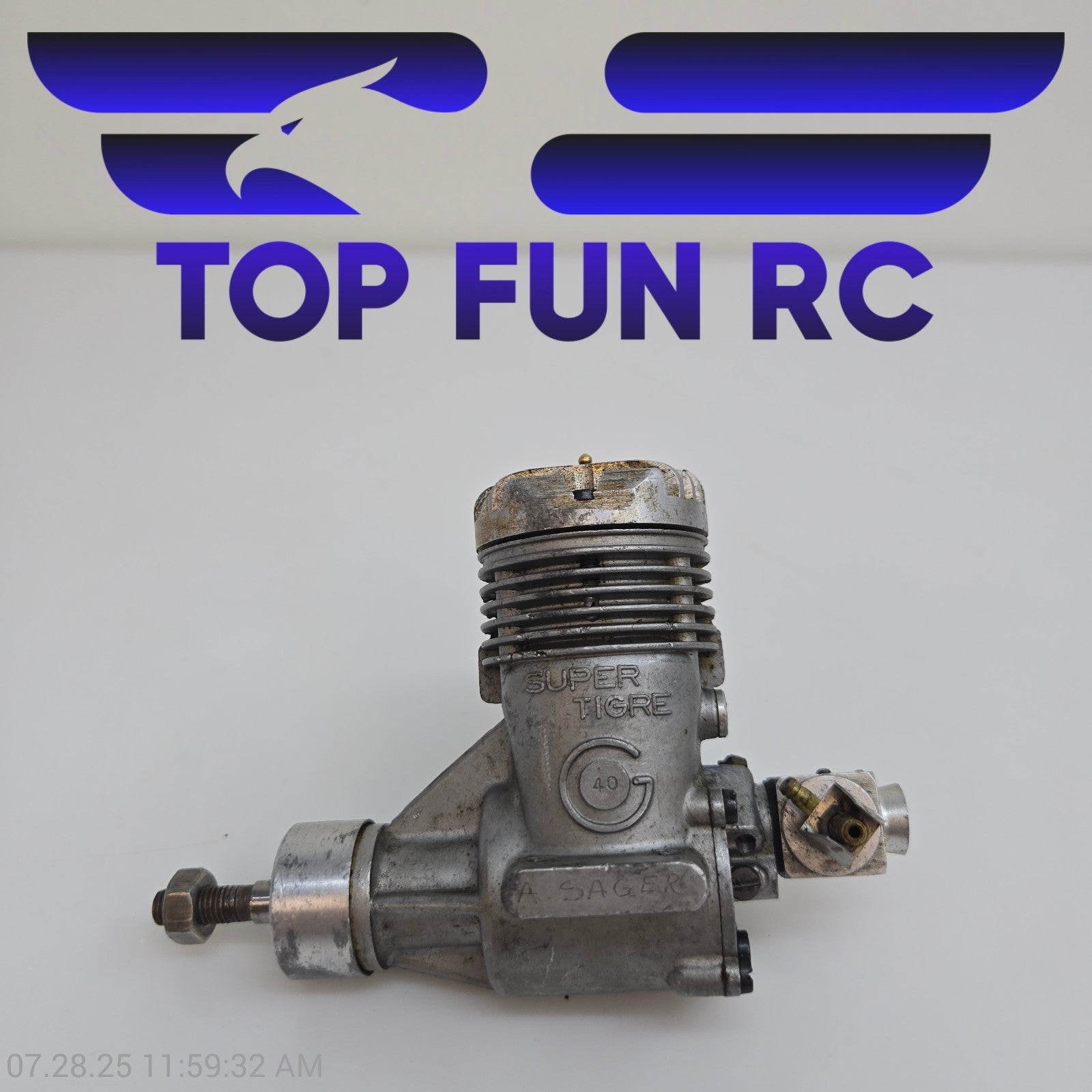 Super Tiger 40 Rat Race Nitro RC Airplane Engine Vintage