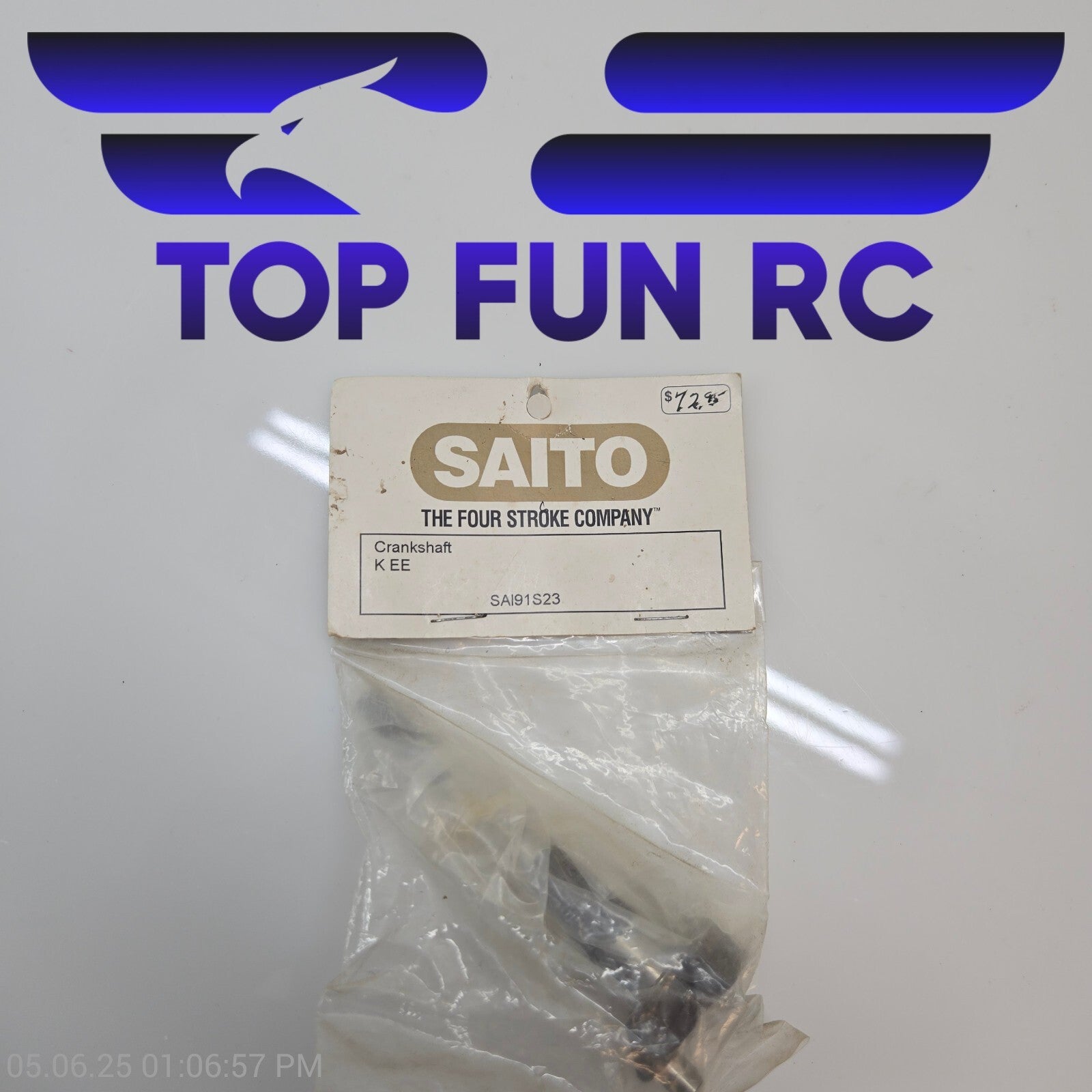 Saito RC SAI91S23 Crankshaft, For K, EE Engines