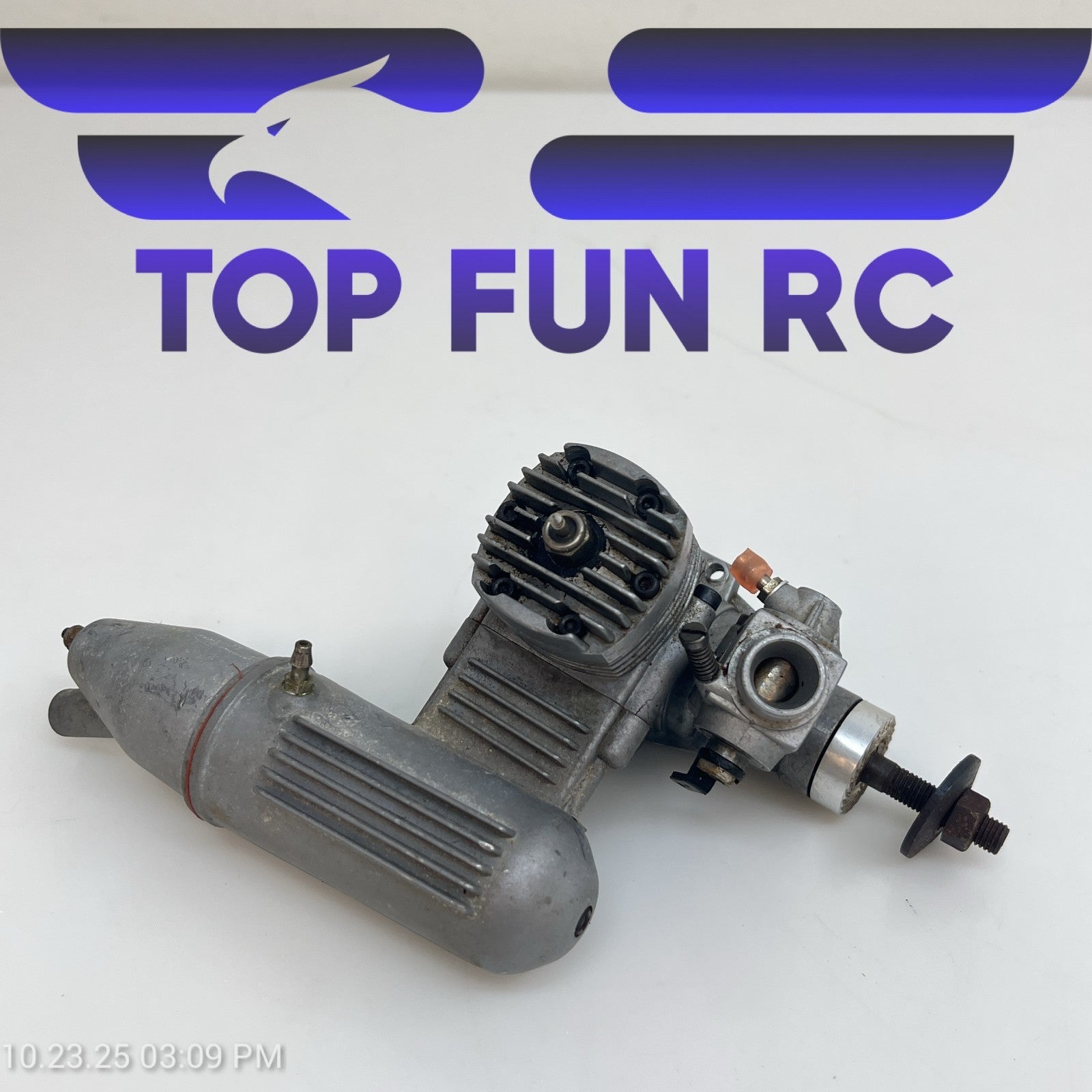 Thunder Tiger Pro 36 2-Stroke Nitro Airplane Engine w/ Muffler FOR PARTS!