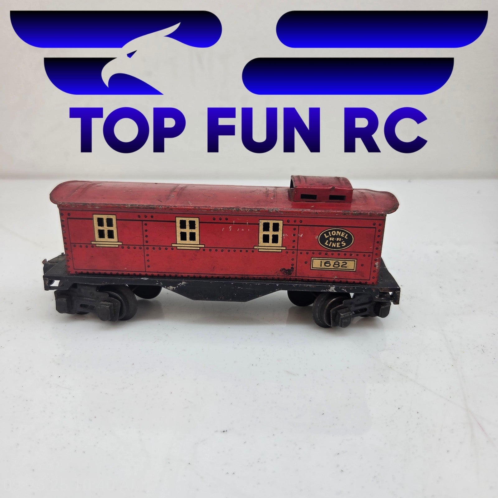 Lionel 027 Gauge Pre-War All Metal Lionel RR Lines 1682 Cupula Caboose