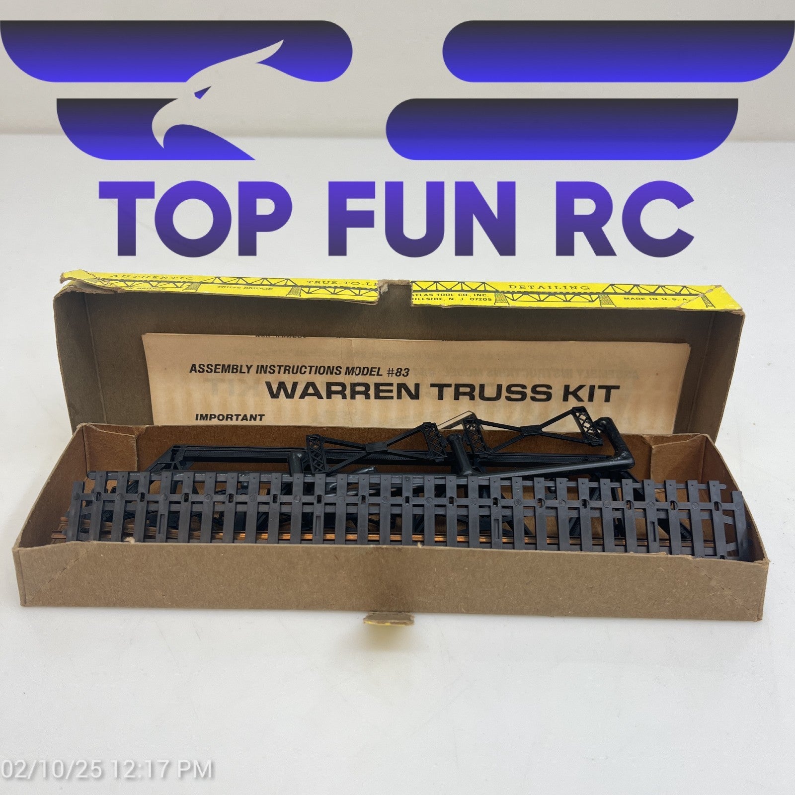 Atlas HO-Gauge #84 Deck Bridge Kit