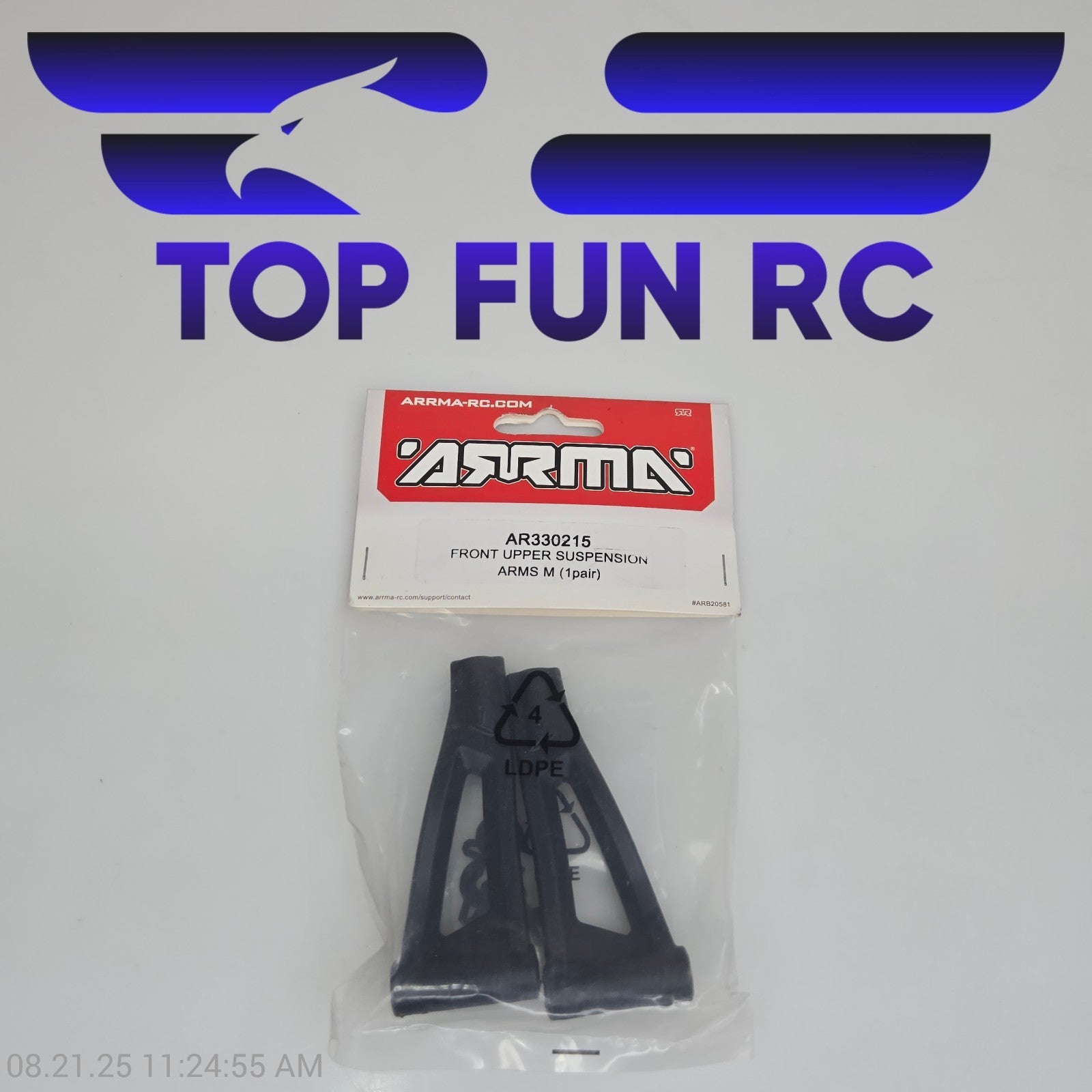 Arrma AR330215 Front Upper Suspension Arms M (1 Pair)