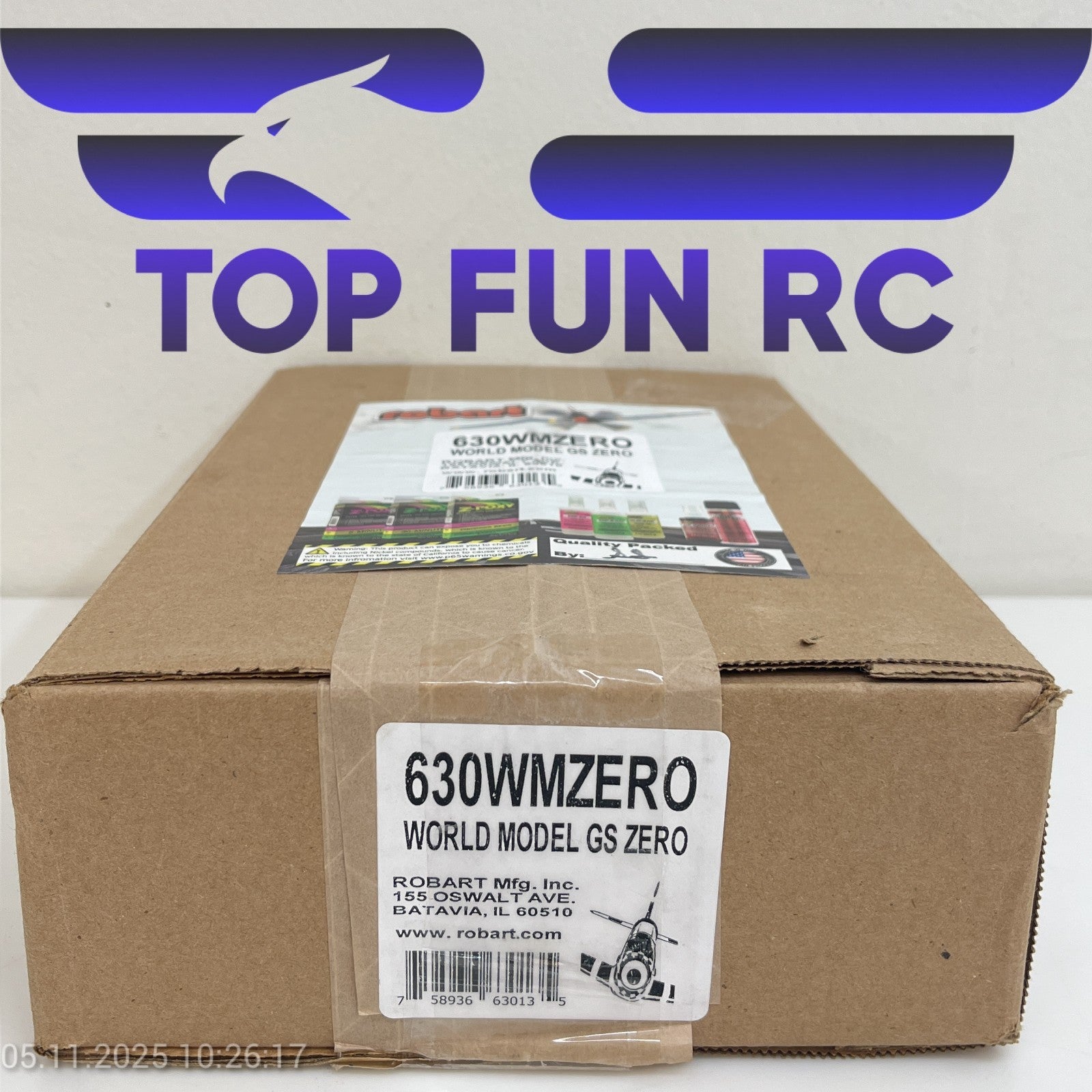 ROBART 630WMZERO WORLD MODEL PNEUMATIC RETRACTS FOR RC AIRPLANES UP TO 24 LBS