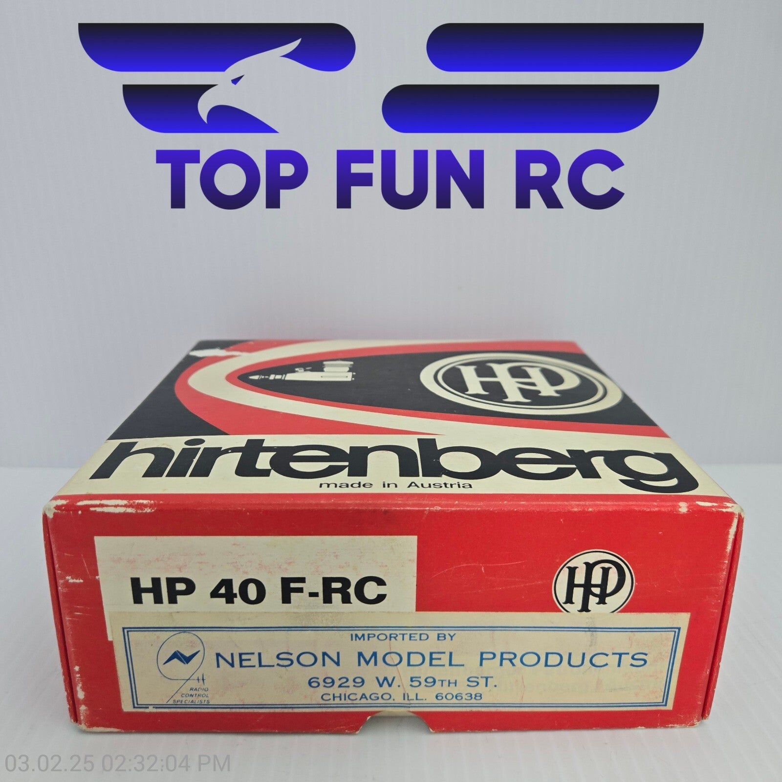 Hirtenberger HP 40F-RC Vintage 2-stroke Glow Engine