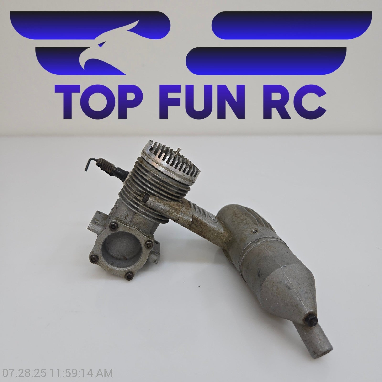 MDS 40 Nitro RC Airplane Engine w/ Muffler Vintage