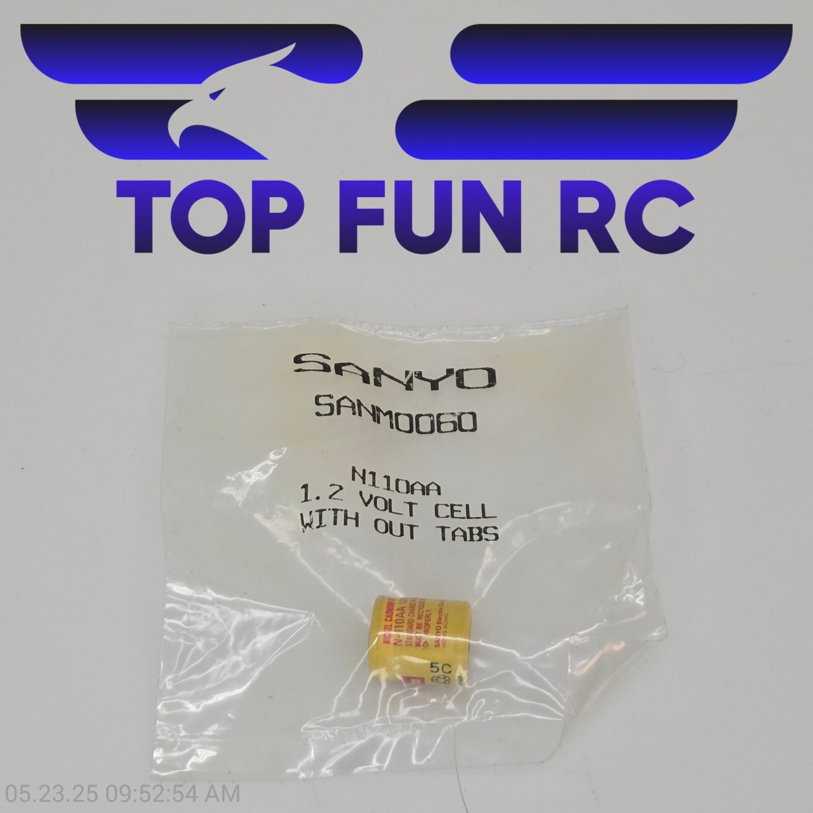 Sanyo RC SANM0060 1.2V Cell w/ Out Tabs
