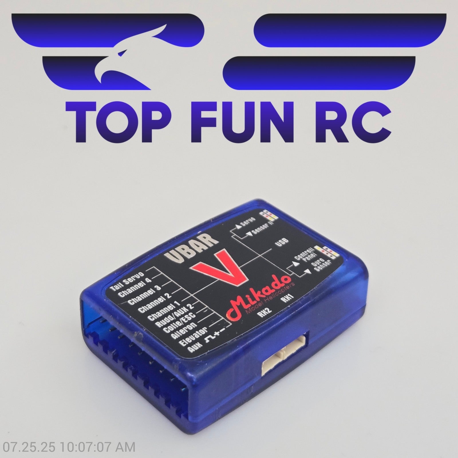 Mikado VBAR Flybarless System For Align & SAB Helicopters